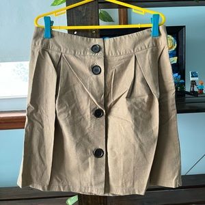 Brown Paperbag Skirt